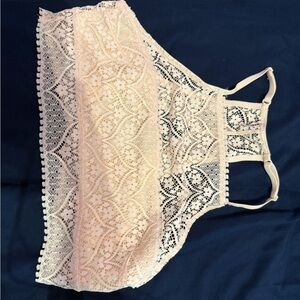 Aerie Lace Bandeau - Cream